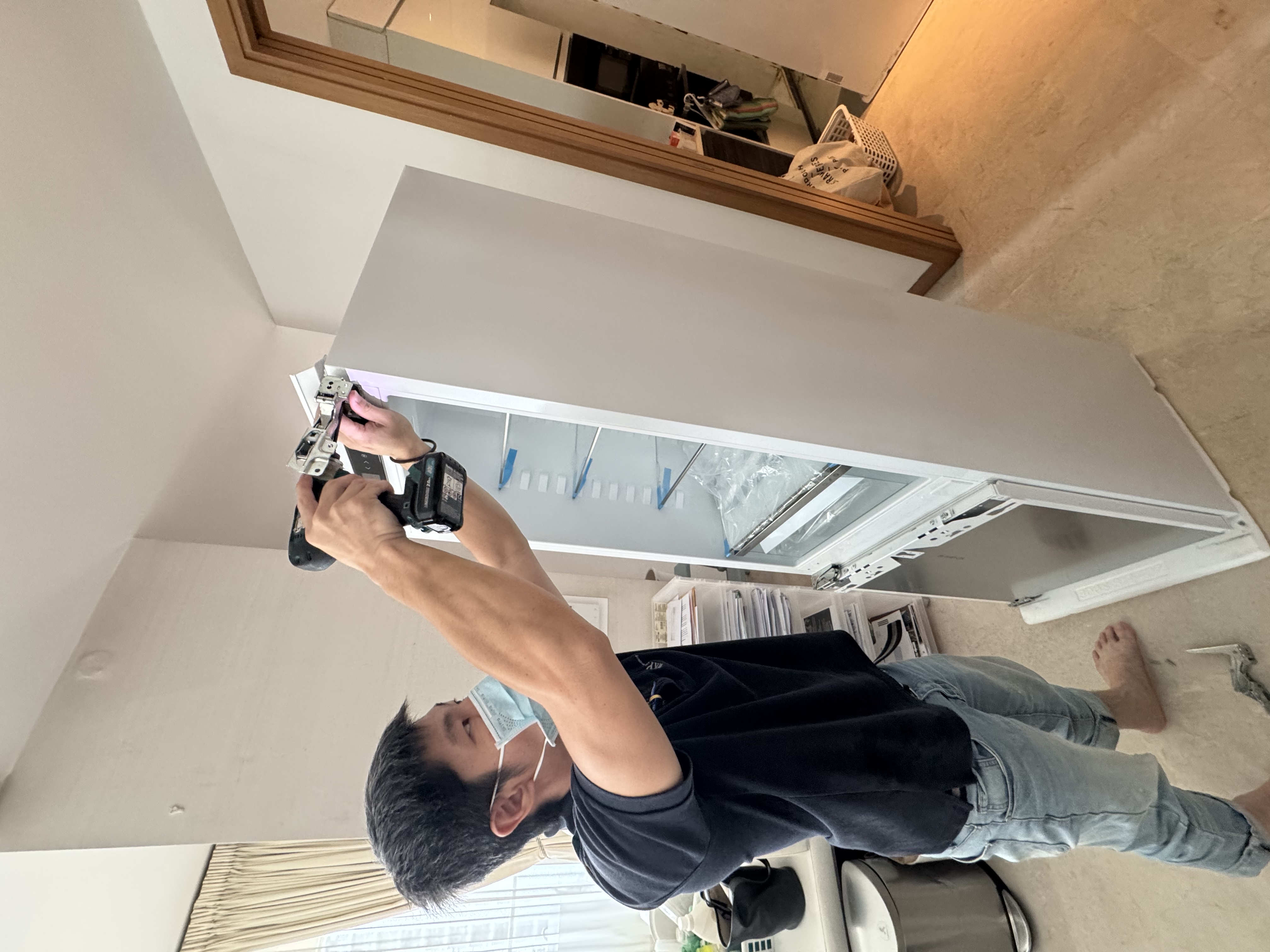 Liebherr refrigerator installation